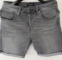 Herren Jeans Shorts Jack & Jones grau Grösse M