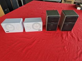 2 Paar Regal Lautsprecher  Audio Tech und Keybound