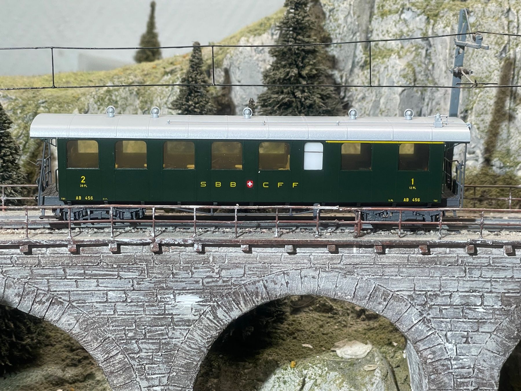 HRF Modellini di ferrovie: HRF, Brünig AB 456 – Nuovo (secondo la descrizione) da Krummenau venduto da ferrotech 5