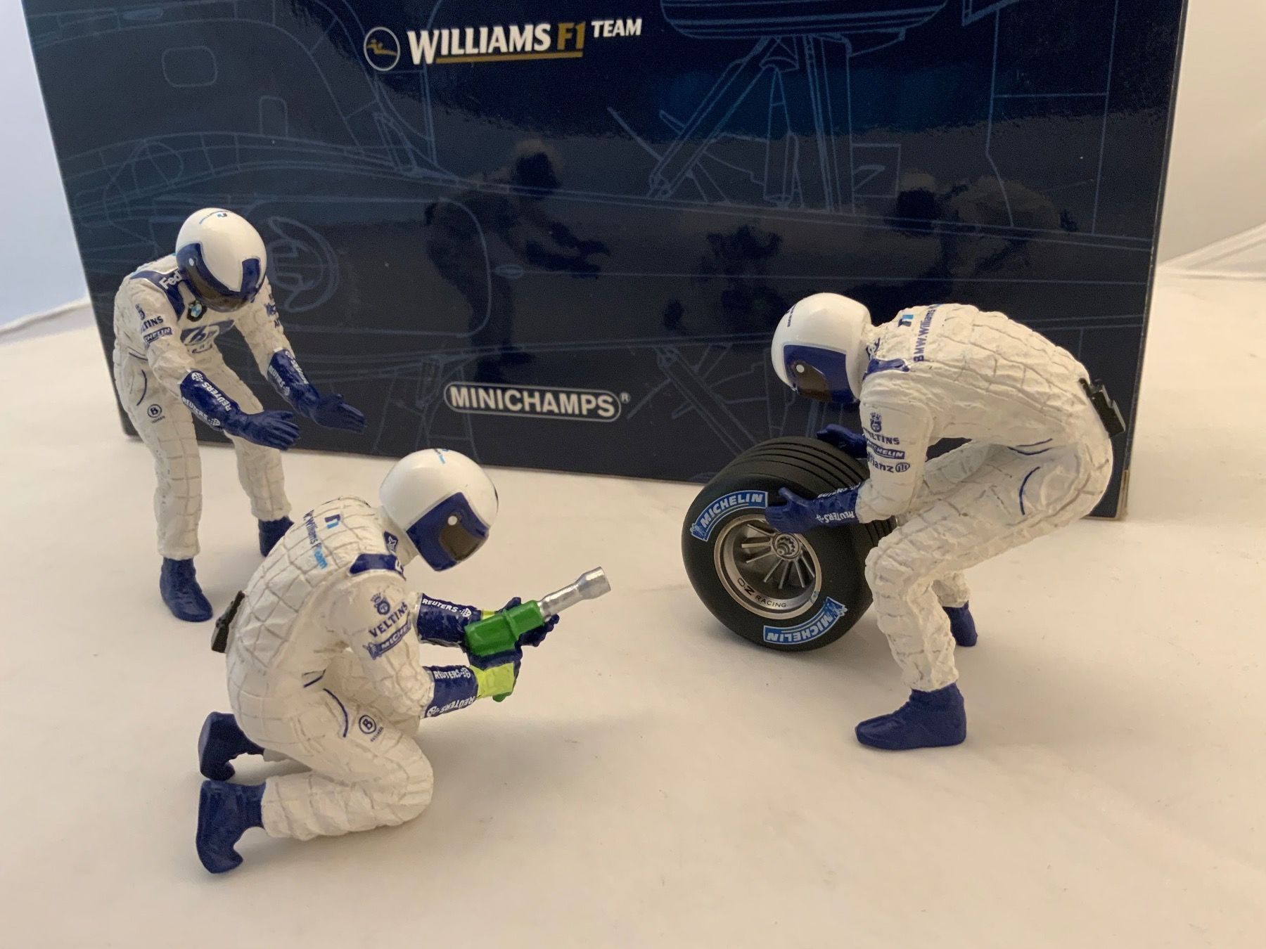 Statuette: Figuren-Set, Formula 1, Team Williams, Massstab 1:18 – Nuovo e nell'imballaggio originale da Erlenbach im Simmental venduto da Model_box