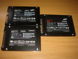 1 stück 250/256gb ssd. Samsung. Getestet.