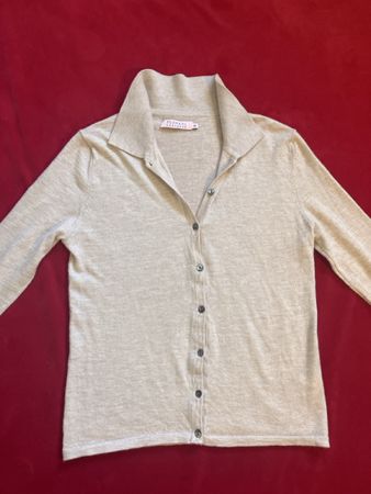 Cardigan Floreal Cashmere beige Grösse M guter Zustand