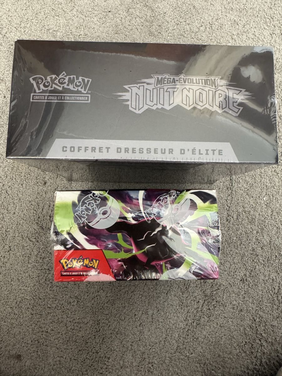 Pokémon Carte collezionabili: Pokémon ETB + Display Méga-Evolution Nuit Noir Scellés - FR – Nuovo e nell'imballaggio originale da Miège venduto da Mickit92 4