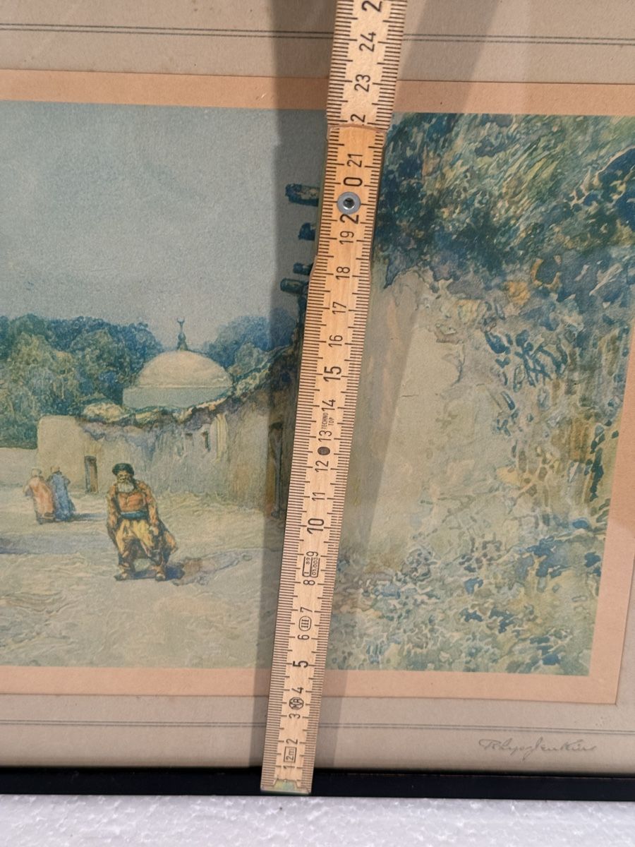 Dipinti: Tableau ancien aquarelle – Usato da Lausanne venduto da artnouveau05 8