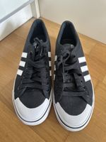 Adidas Nizza Sneaker, schwarz-weiss, Gr. 41 1/3