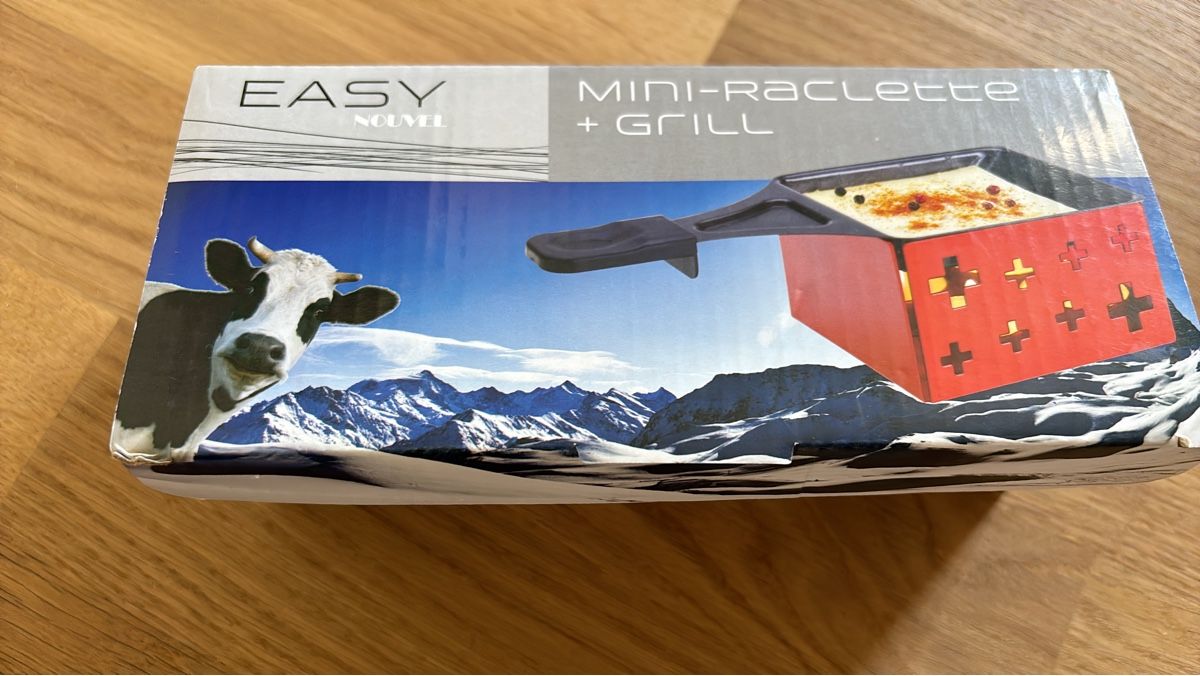 Elettrodomestici da cucina: Mini-Raclette + Grill (Neu) – Nuovo e nell'imballaggio originale da Bern venduto da Bumbler