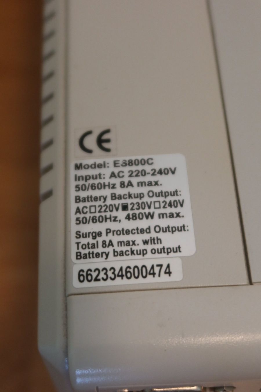 Batterie: UPS Opti-Safe ES800C – Usato da Erlenbach ZH venduto da milliway_42 3