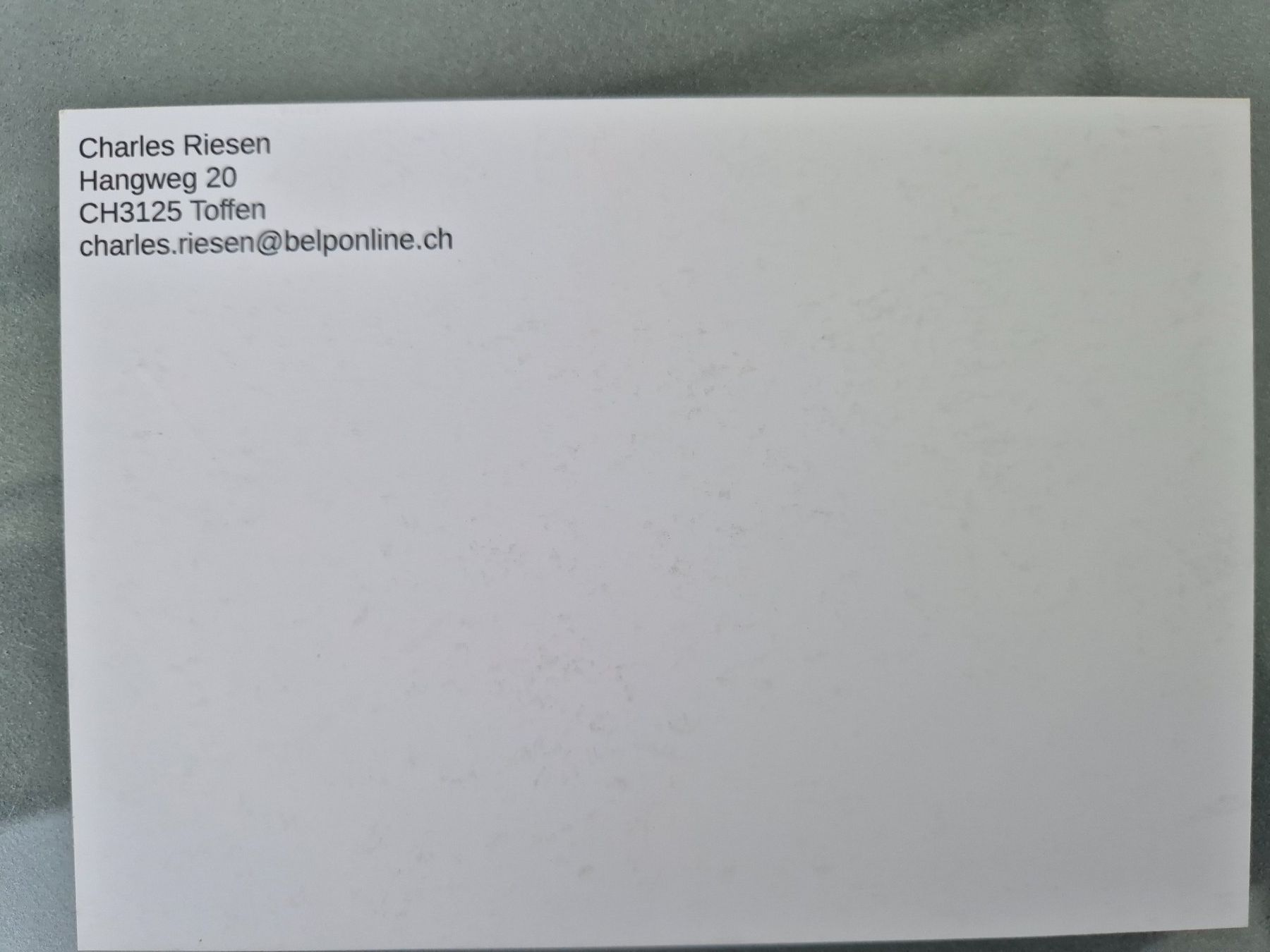 Autographes: Charles Riesen; Brabham Ford F2 1969 – D'occasion à Oberbuchsiten par laffite54 1