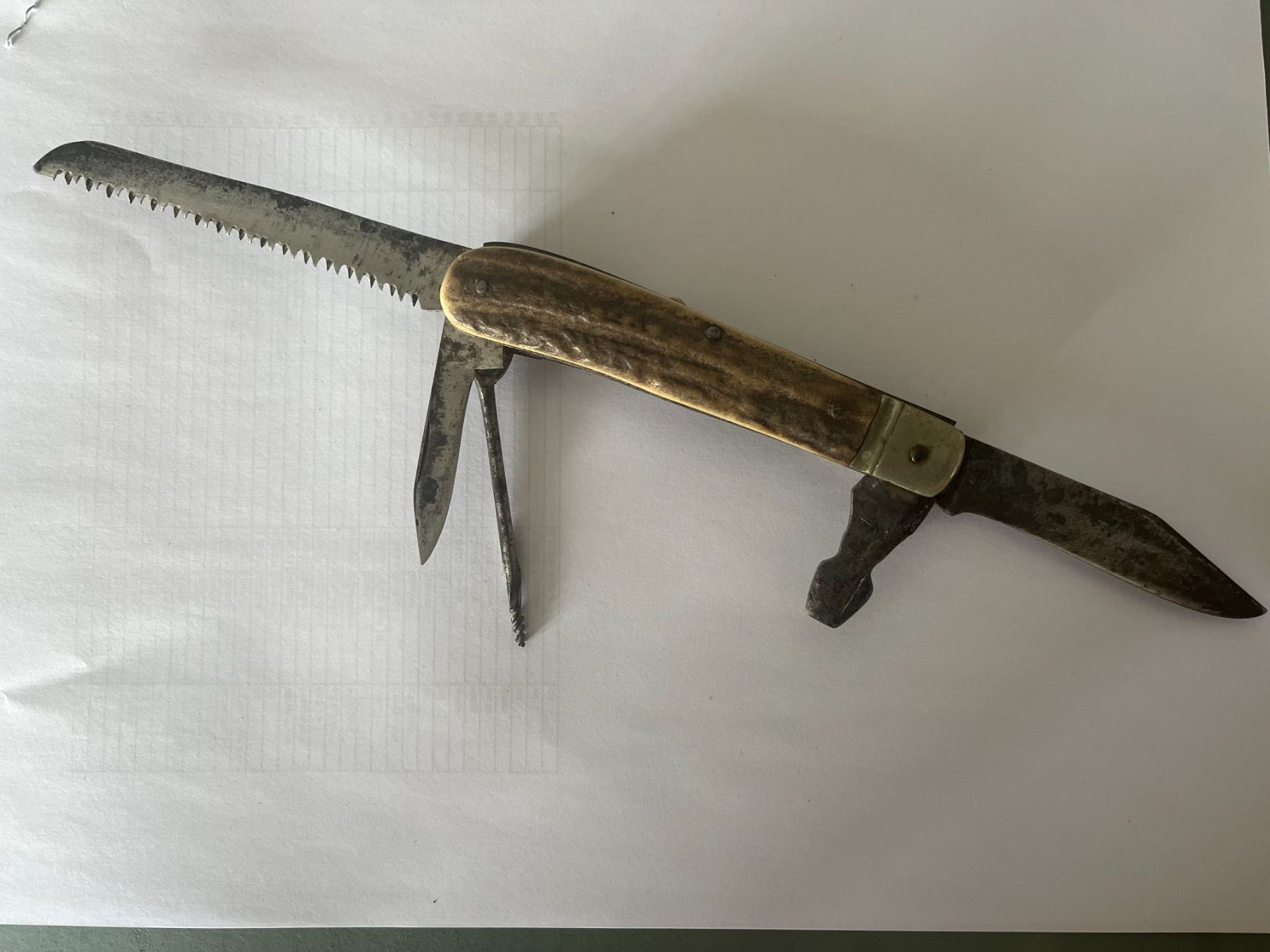Coltelli tascabile: Altes grosses Taschenmesser – Nuovo (secondo la descrizione) da Dintikon venduto da Redgar58