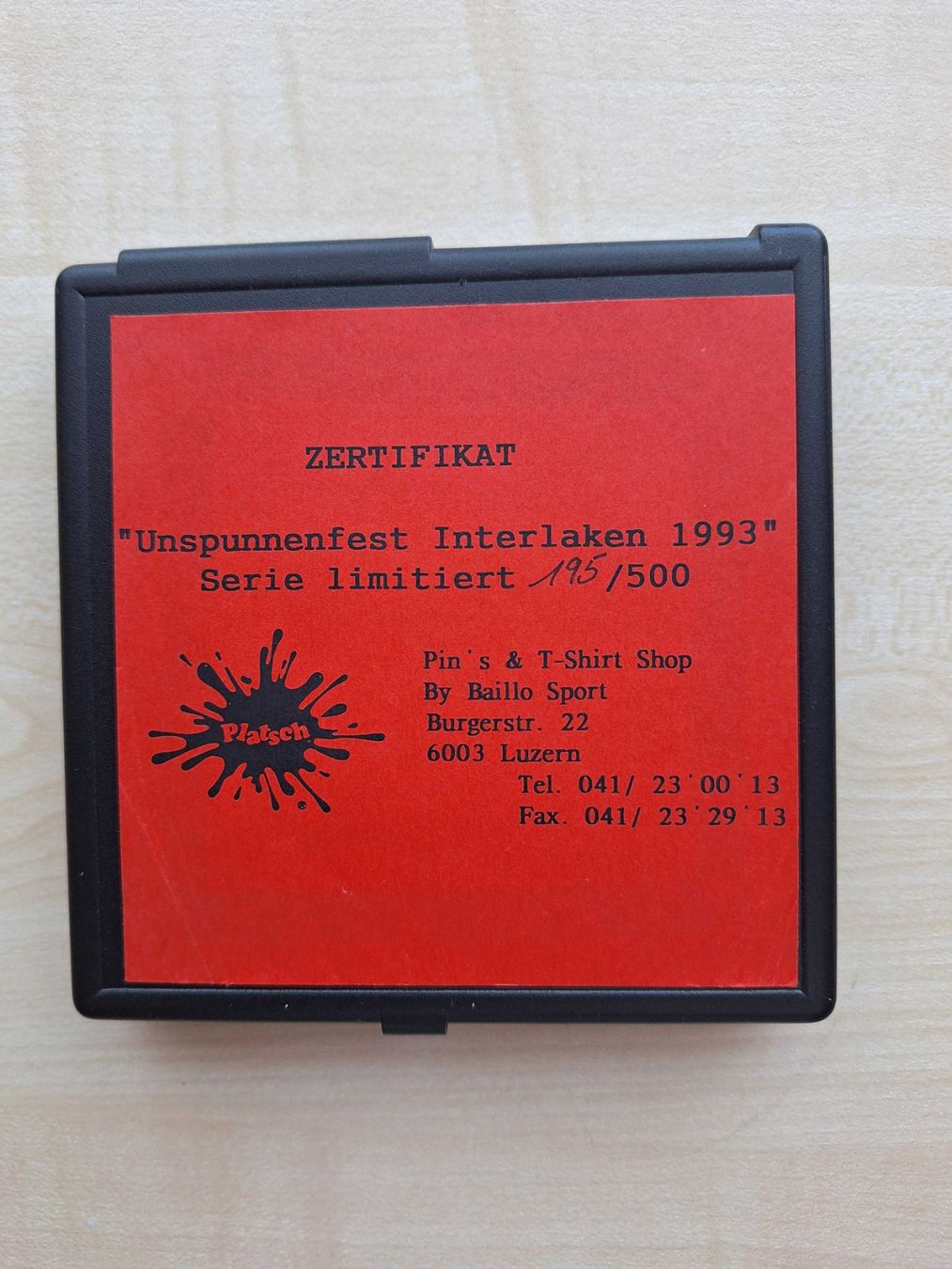 Plaketten & Abzeichen: Pins – Neu (gemäss Beschreibung) aus Oberuzwil von olga18r 1