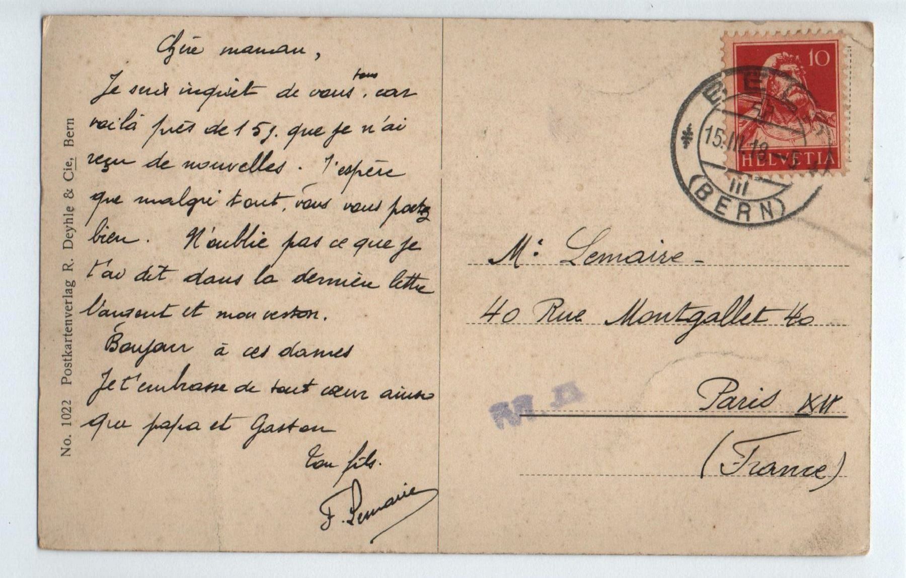 Cartes postales: BELP – D'occasion à Jona par philajona 1