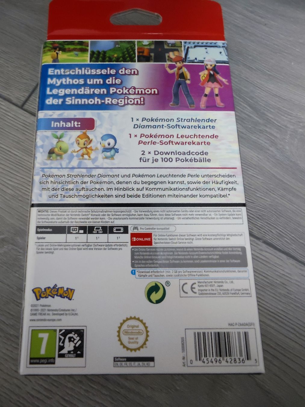 Nintendo Giochi: Pokémon Strahlender Diamant & Leuchtende Perle Doppelpack – Usato da Balsthal venduto da tudorf 1