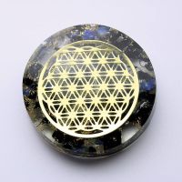 Orgon-Taler - Bergkristall/Lapis Lazuli/Turmalin