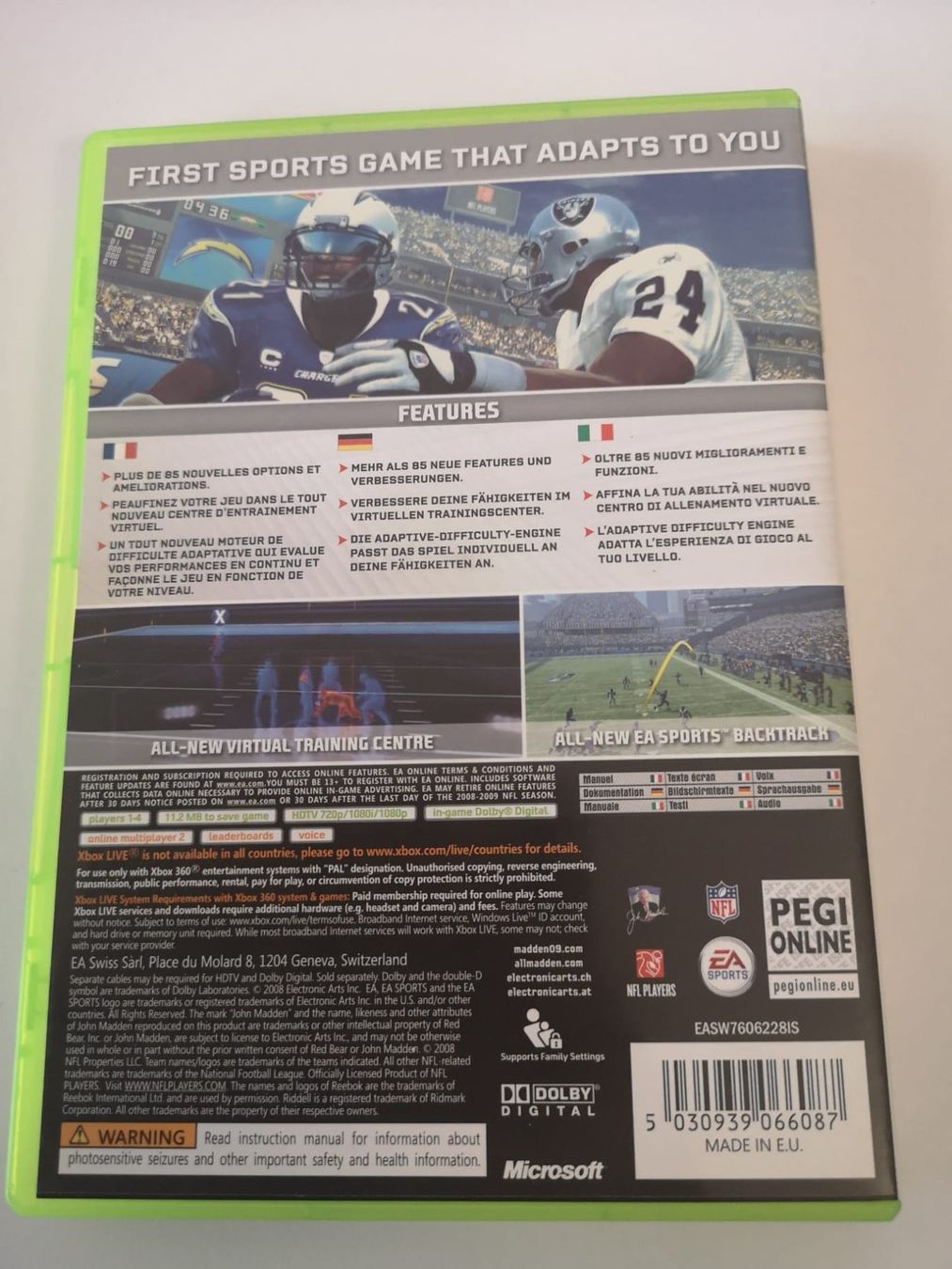 Giochi: Madden 09 (XBOX 360) – Usato da Herisau venduto da Seyashop1 2