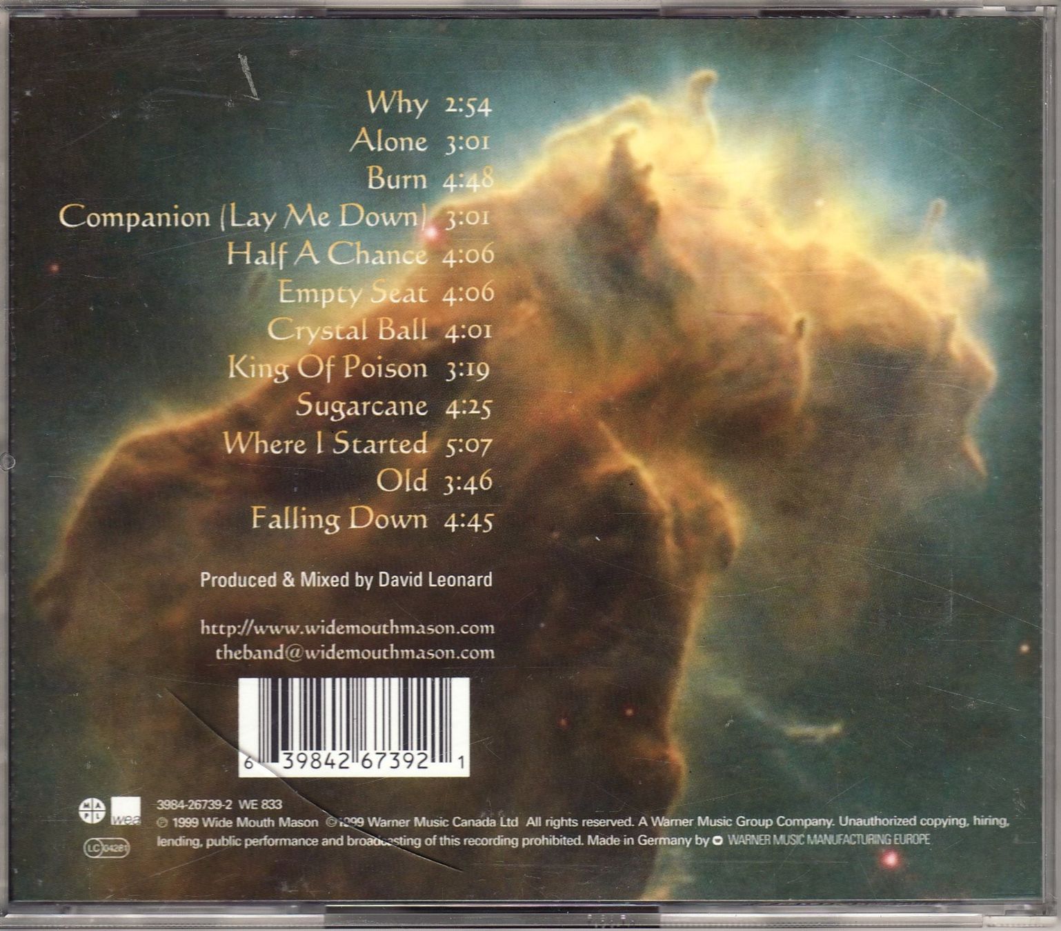 CD: Wide Mouth Mason – Where I Started – Nuovo (secondo la descrizione) da Boussens venduto da catfood01 1