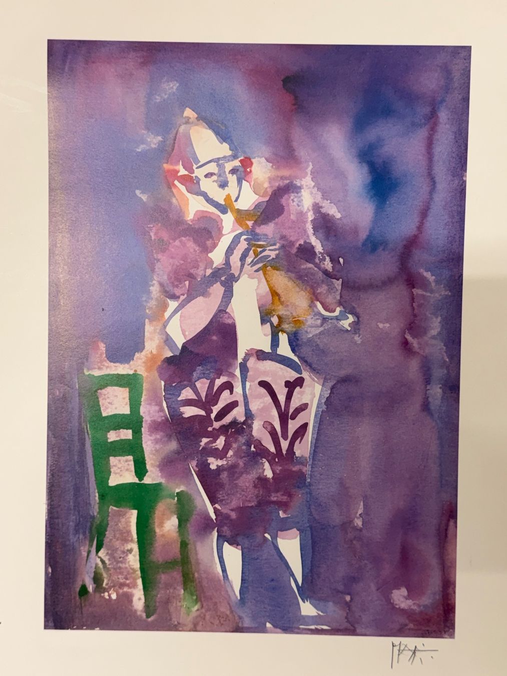 Dipinti: PIATTI Original signierte Lithographie. – Usato da Basel venduto da PAUL_ART 1