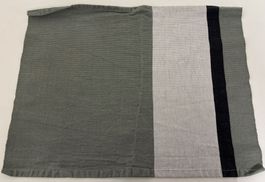 6x Tischset Weiss/Grau/Schwarz
