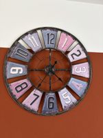 Wanduhr Metall rund