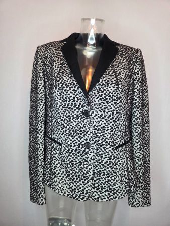 Luisa Cerano Animal-Print Blazer - D 42