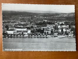 AK Zürich mit Kongressgebäude 1940