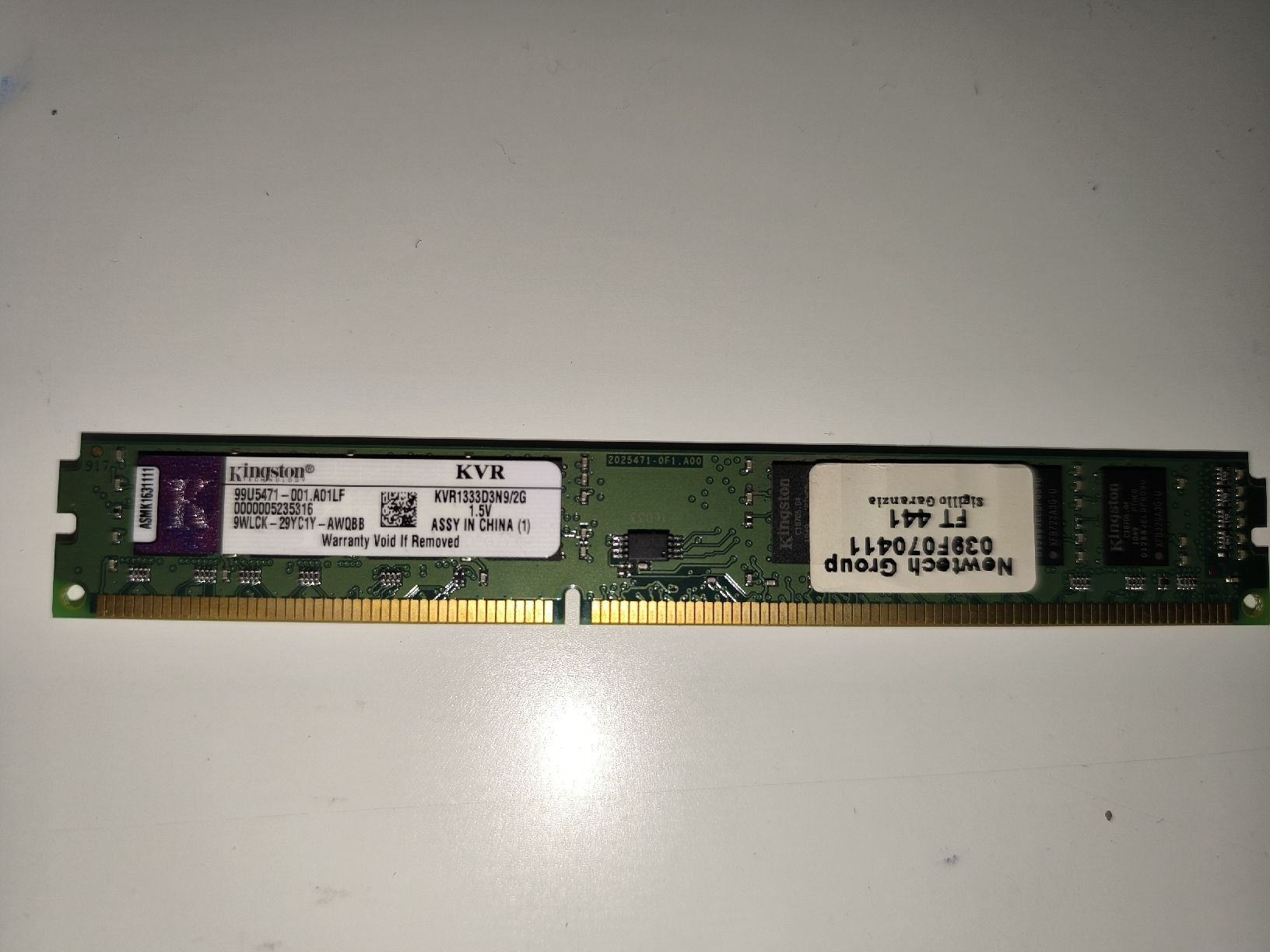 Kingston Mémoires / RAM: 2Gb Ram ddr3 – D'occasion à Dielsdorf par bra_ncl7