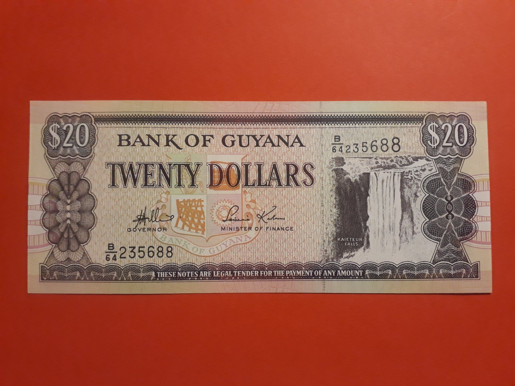 Banconote: GUYANA - 20 Dollars UNC (B/64-235688) – Nuovo (secondo la descrizione) da Wichtrach venduto da LuckyLuke69