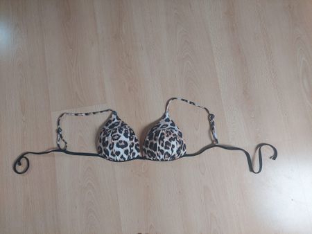 Leo Bikini - Top, Gr. 75/80C Triangel, Leoprint