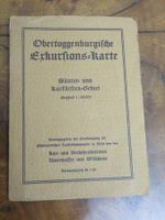 Exkursionskarte Säntis Kurfürsten 1930