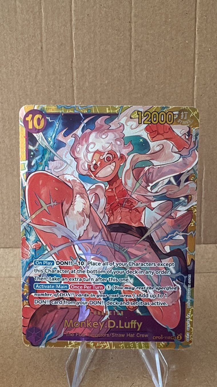Bandai Carte collezionabili: One Piece TCG - OP05-119 Monkey.D.Luffy  – Nuovo (secondo la descrizione) da Birsfelden venduto da alex4127