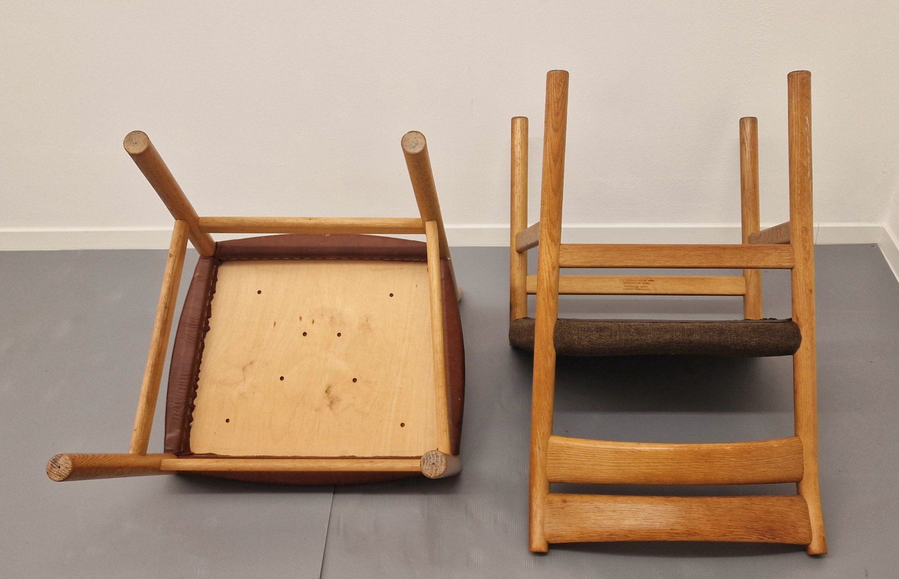 Sedie: Design, Børge Mogensen, 2 Stühle, C.M. Madsens, Eiche 60er – Usato da St.Gallen venduto da Yuzucitrus 6