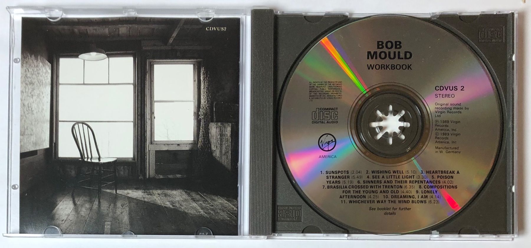 CDs: HÜSKER DÜ / BOB MOULD - WORKBOOK – Gebraucht aus Poliez-Pittet von Newtown-Records 2