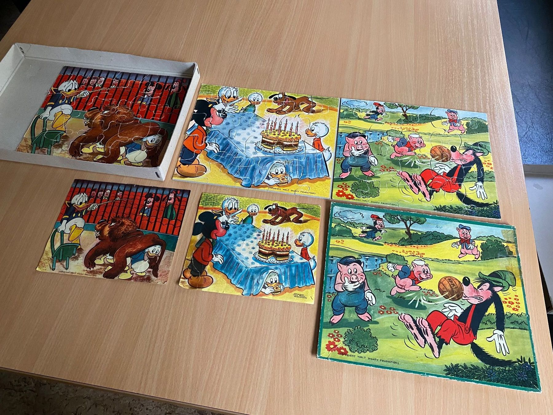 Disney Puzzle: Puzzle Walt Disney 3 Stück – Usato da Stein AR venduto da claire009