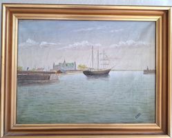 Gemälde vom Schloss Kronborg bei Helsingør