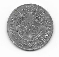 SCHÜTZENMÜNZE BERN 1866 KANTONALSCHÜTZENFEST