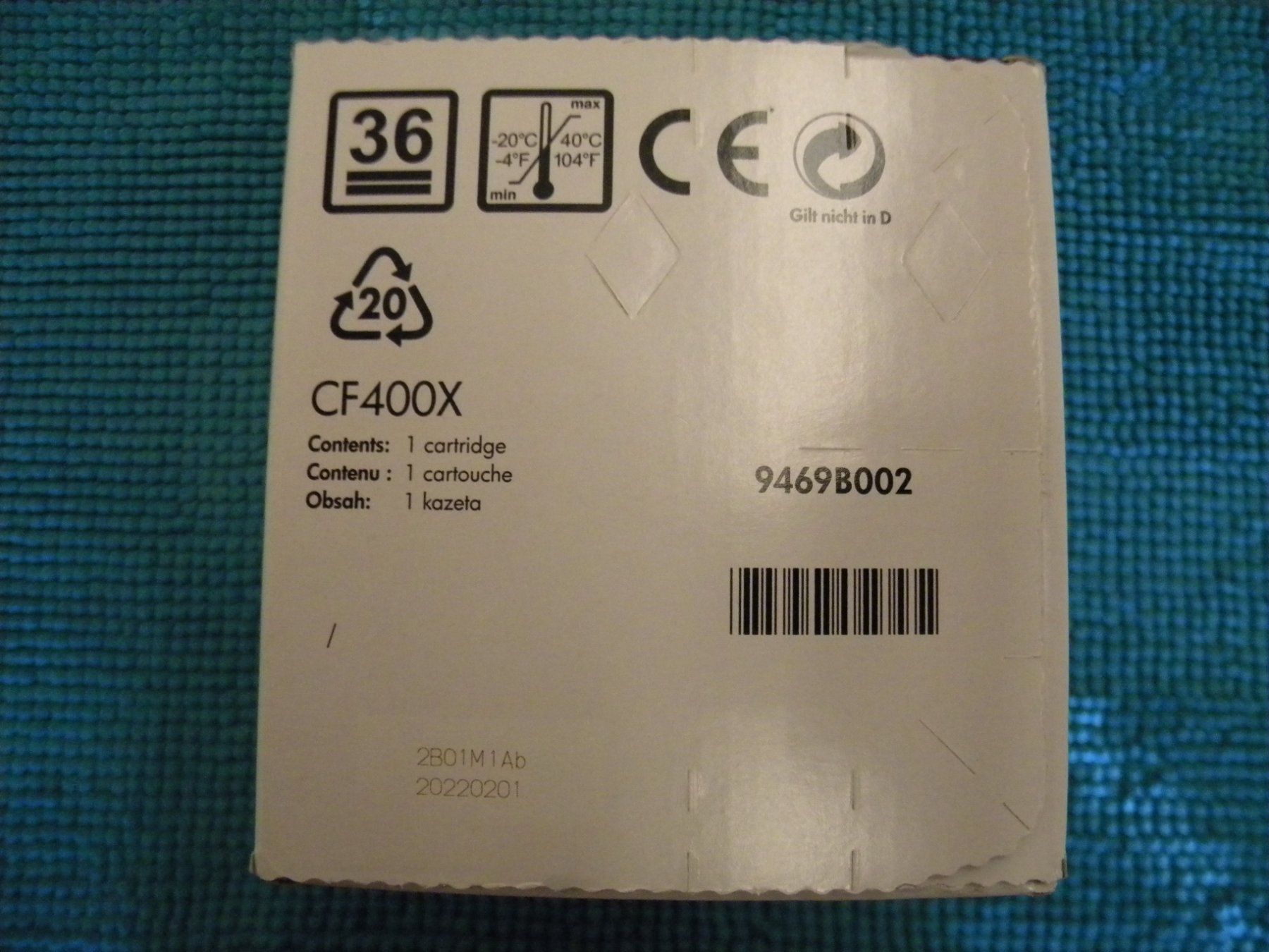 Hewlett Packard Druckerpatronen & Toner: CF400x  201x – Neu und originalverpackt aus Bühler von Wini100 2