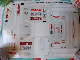 Décal 1/43 BMW M3 Bastos