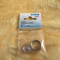 STAHLRING MIT SIEB GR.17