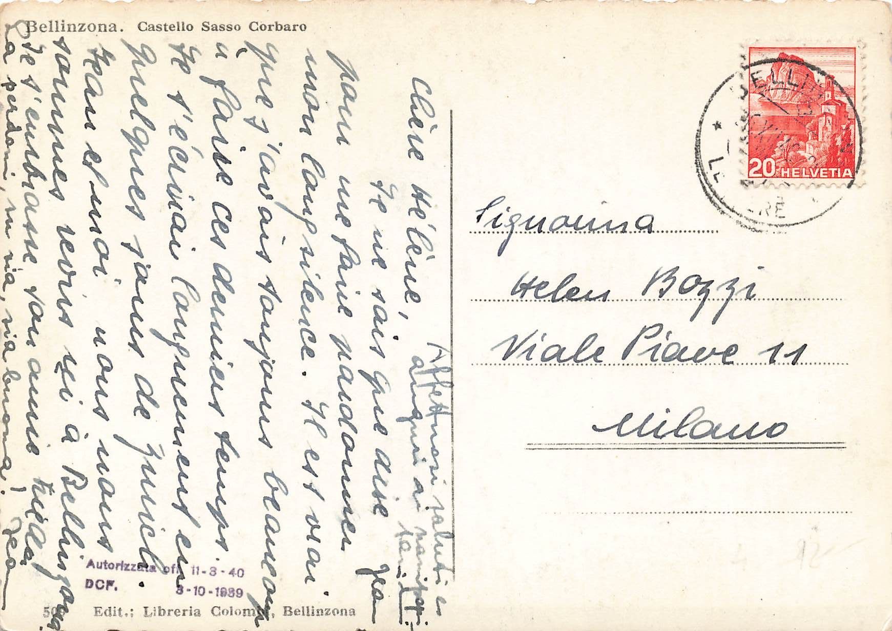 Cartes postales: Bellinzona castello Schloss G – D'occasion à Biasca par Blenio71 1