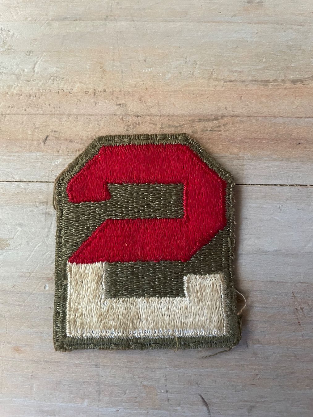 US Army Uniformen: U.S. Army patch Original ww2 2nd Army – Gebraucht aus Oberbütschel von Woodie2005