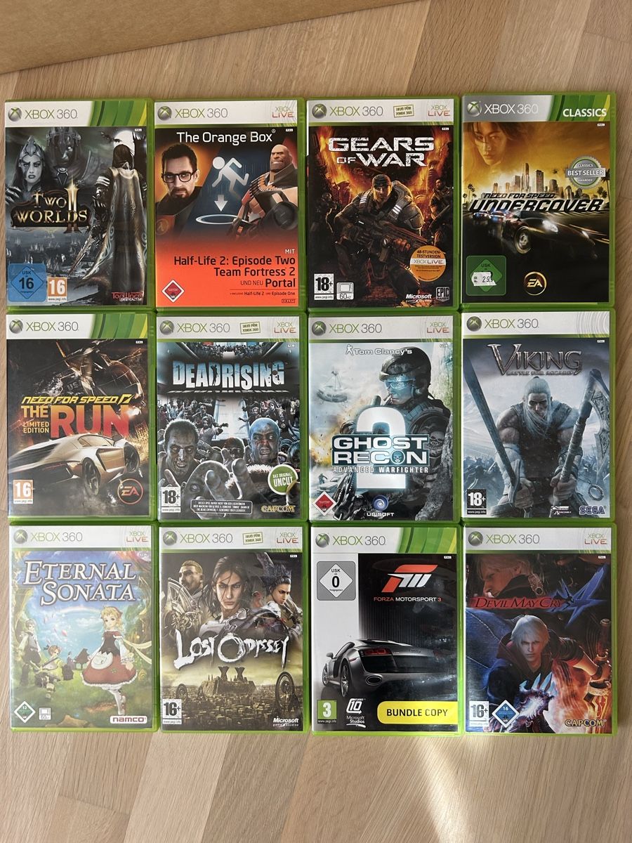 Microsoft Jeux: 12 XBOX 360 Spiele gebraucht  – D'occasion à Zürich par JasminNebl
