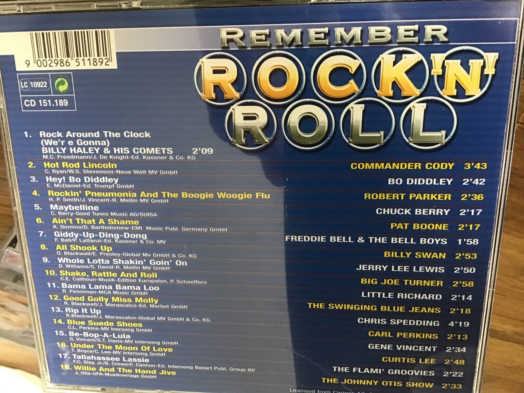 CD: Remember Rock 'n' Roll CD – Usato da Thierachern venduto da sweden08 1