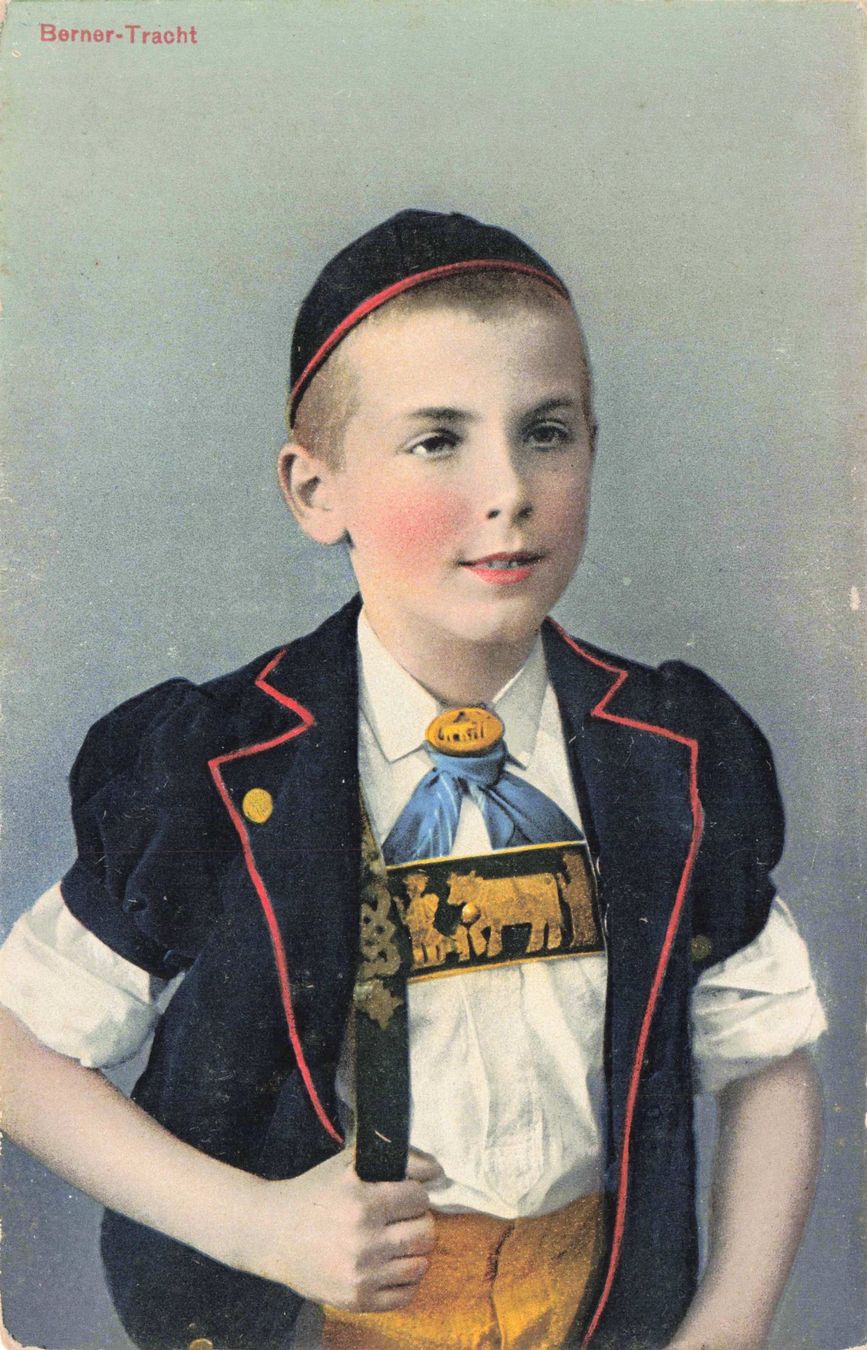 Cartoline postali: Kostüme Berner Tracht – Usato da Biasca venduto da Blenio71