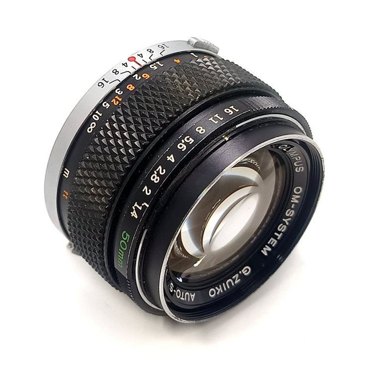 Objectif Olympus Zuiko Auto-S 50mm F/1.4 – Monture OM – Occasion