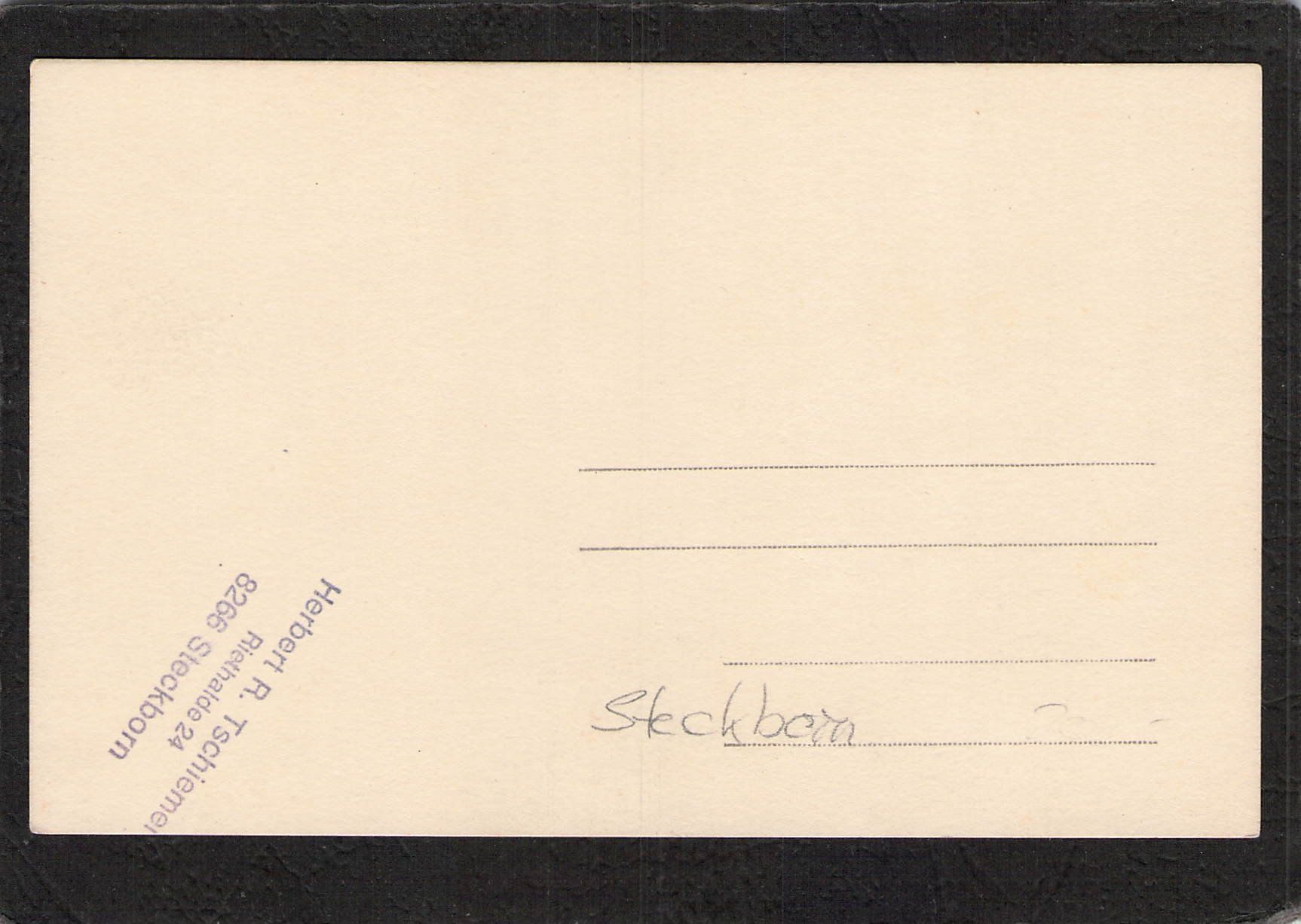 Cartoline postali: Steckborn TG ? oder Umgebung  , echtfoto – Usato da Reichenburg venduto da ibiza18 1