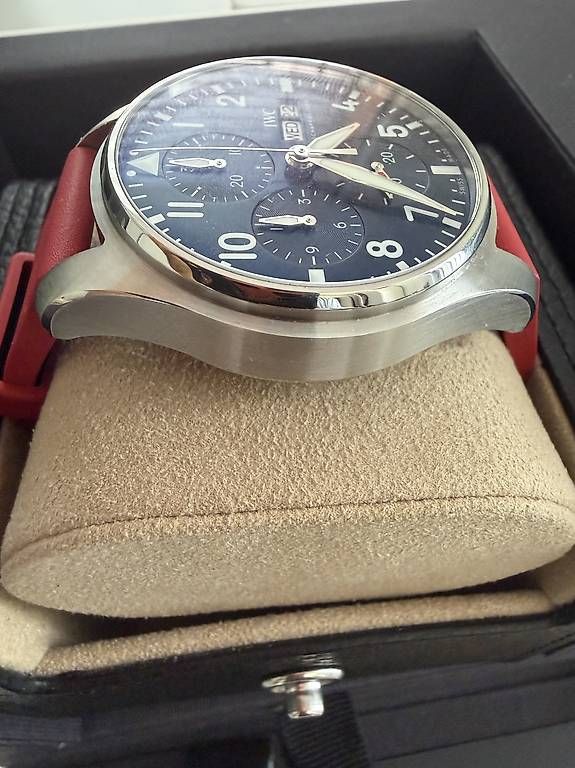 IWC Montres: IWC Pilot Chronograph 41 Blau – D'occasion à Zürich par timeio-swapwatch 5