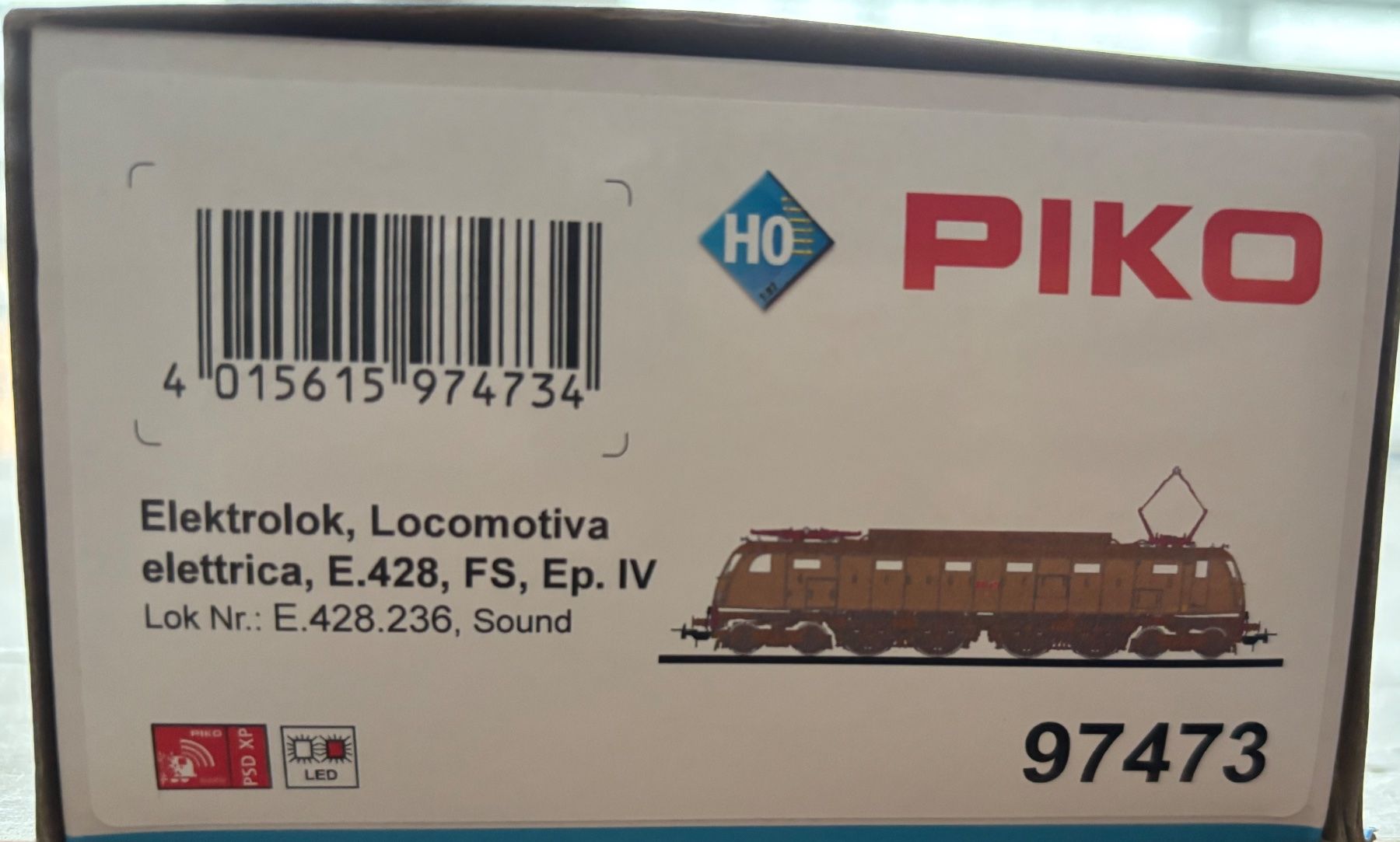 Piko Modellini di ferrovie: Piko 97473 E428 FS 3. Generation mit Sound – Nuovo e nell'imballaggio originale da Schinznach-Dorf venduto da Rur25 1