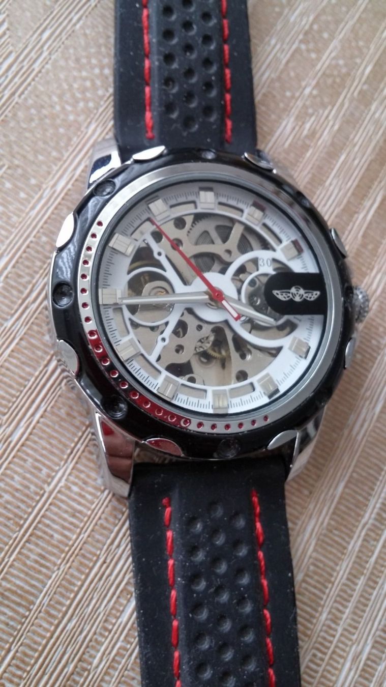 Orologi: DESIGN Skeleton Automatik Herrenuhr – Usato da Zürich venduto da sendbad 1