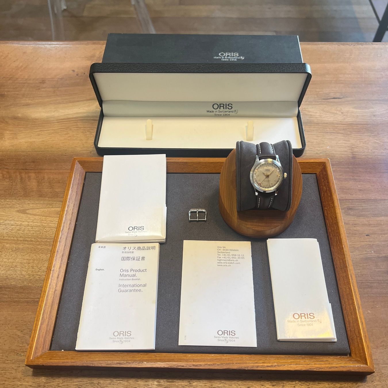 Oris Orologi: Oris Pointer Date Full Set 34mm Mechanical – Usato da Carouge GE venduto da Watchaser 9