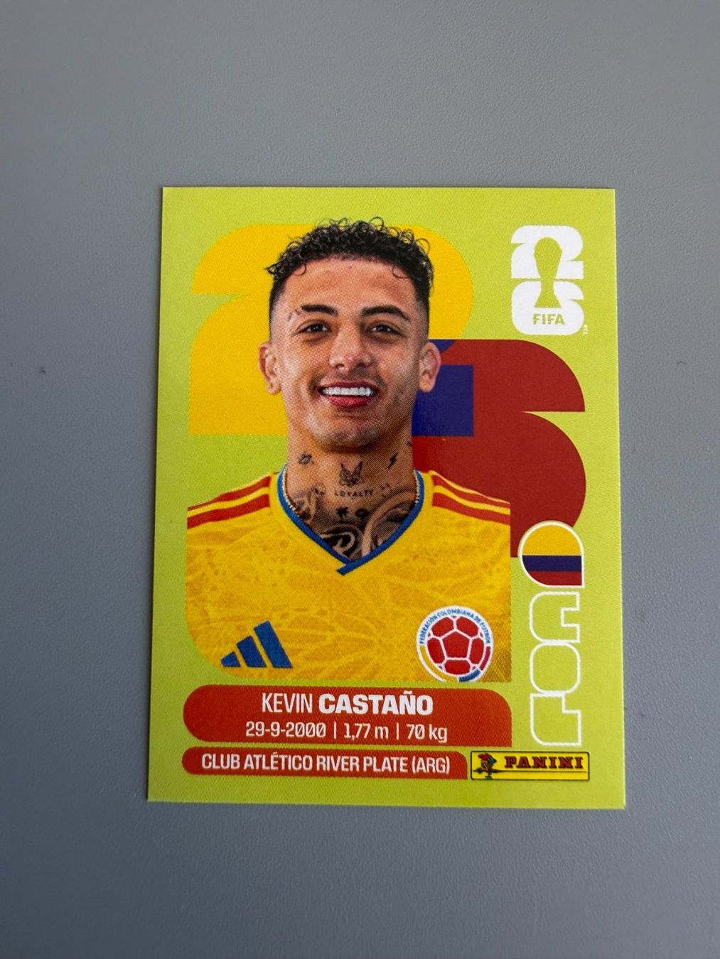Panini Sammelbilder & Trading cards: Panini Kevin Castano COL11 – Gebraucht aus Liebefeld von Ronaldo-1996
