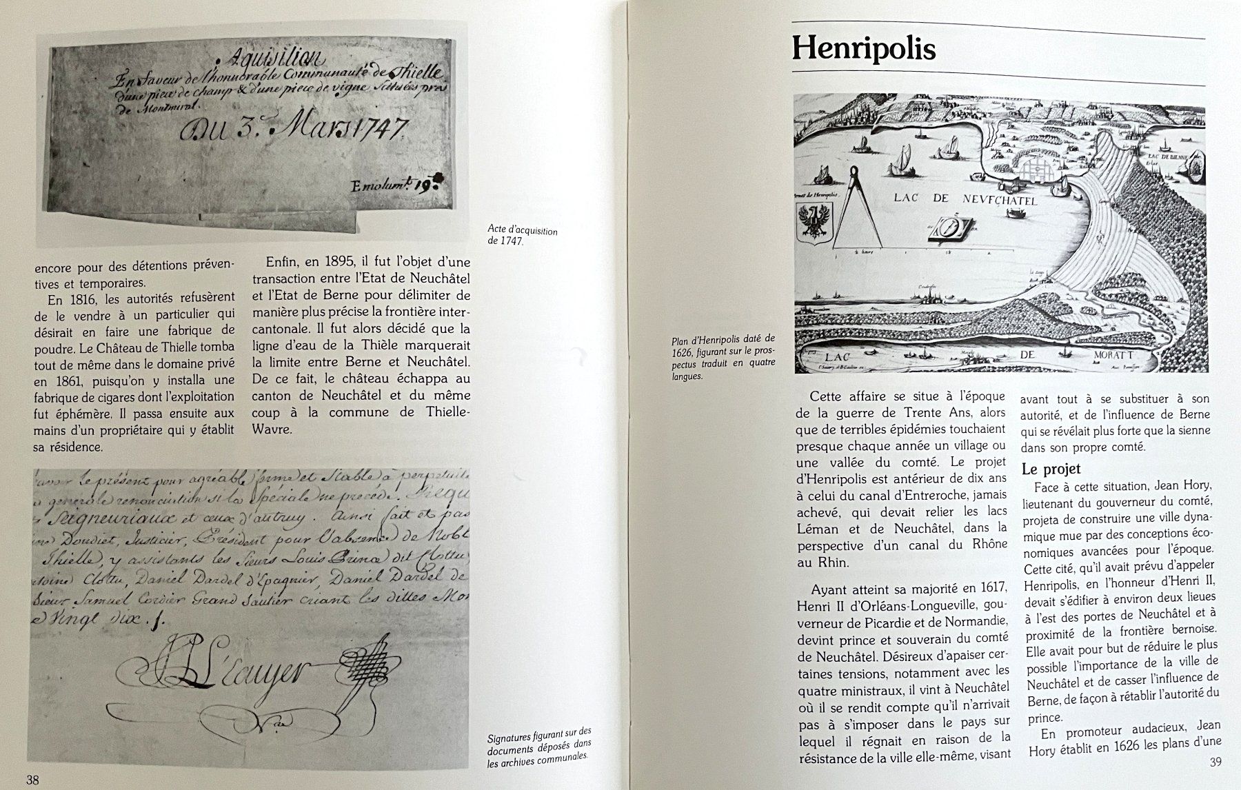 Bücher: Thielle-Wavre - Histoire de la Commune – Gebraucht aus Savagnier von Ne2065 8
